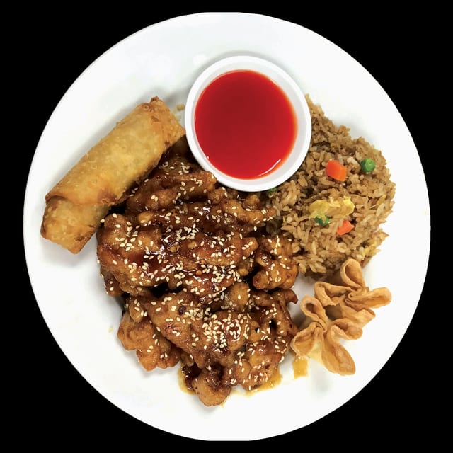 (D17) Sesame Chicken.