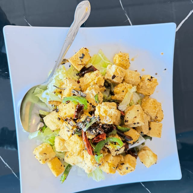 Crispy Spicy Tofu.