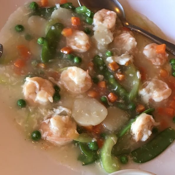 Shrimp with Lobster Sauce.