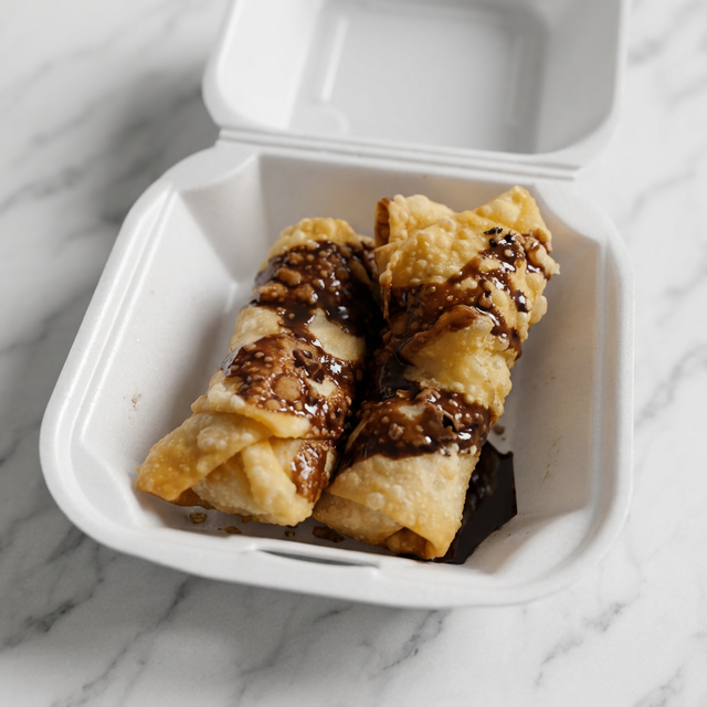 Chocolate Banana Rolls.