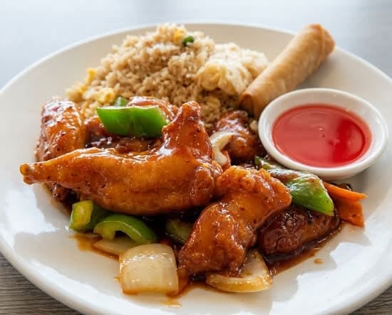 (L16) General Tso's Chicken.